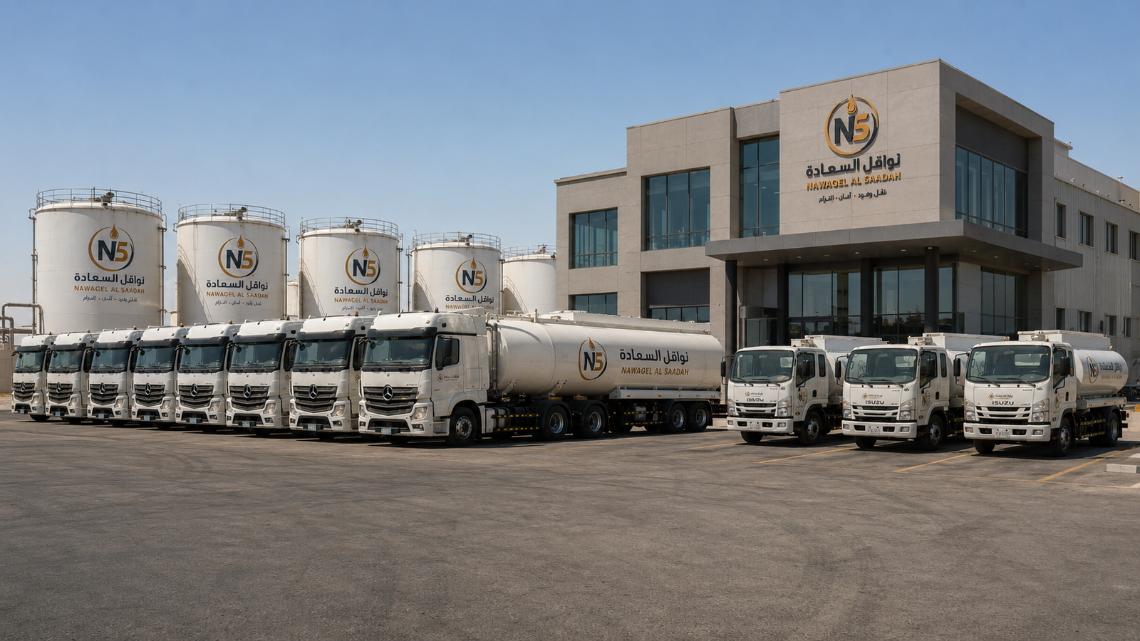 Nawaqel Al Saadah fleet depot